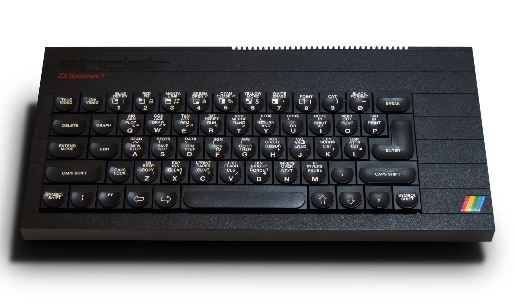 ZX Spectrum+ з жорсткою повнорозмірною клавіатурою